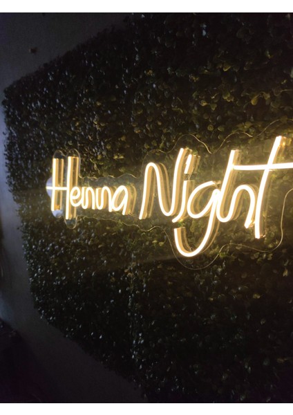 Henna Night Kına Gecesi Neon LED TABELA70X35CM fırsatları