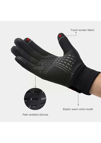 Motosiklet Eldiveni Kışlık Waterprof Soğuktan Koruma Telefon Dokunmatik Özelliği Motorcu Eldiveni NX-5 indirimleri