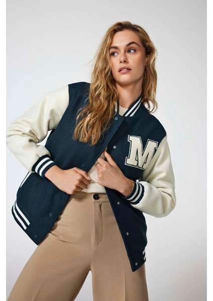Onlsılja Lıfe Padded Bomber cc Otw Petrol Yeşili