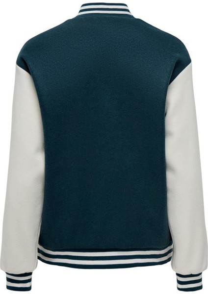 Onlsılja Lıfe Padded Bomber cc Otw Petrol Yeşili