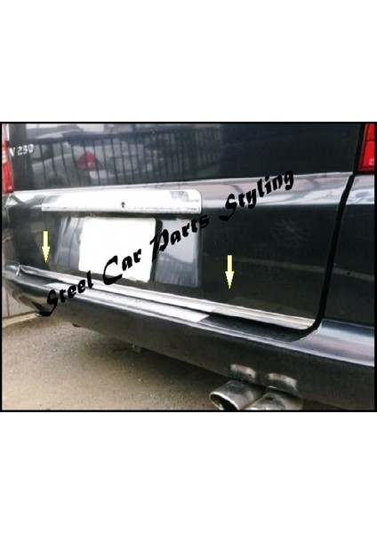 Mercedes Vito W638 Krom Alt Bagaj Çıtası 1996-2003 Arası Paslanmaz Çelik