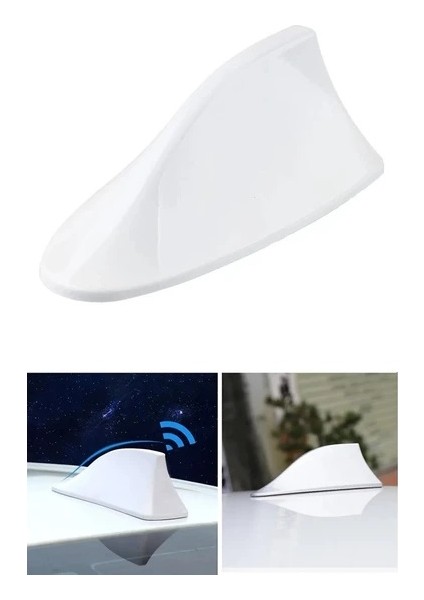 Toyota Highlander Elektrikli Shark Köpek Balığı Anten Beyaz Balina Tavan Anteni