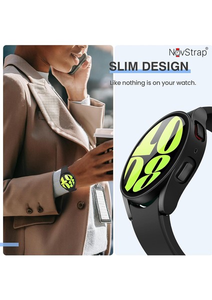 Samsung Galaxy Watch 6 Seri 40MM ile Uyumlu Ekran Koruyucu Cam ve Kasa Koruyucu Sert Pc indirimleri