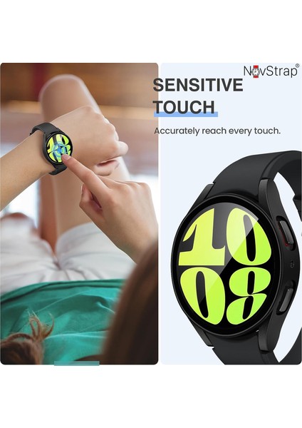 Samsung Galaxy Watch 6 Seri 40MM ile Uyumlu Ekran Koruyucu Cam ve Kasa Koruyucu Sert Pc indirimleri