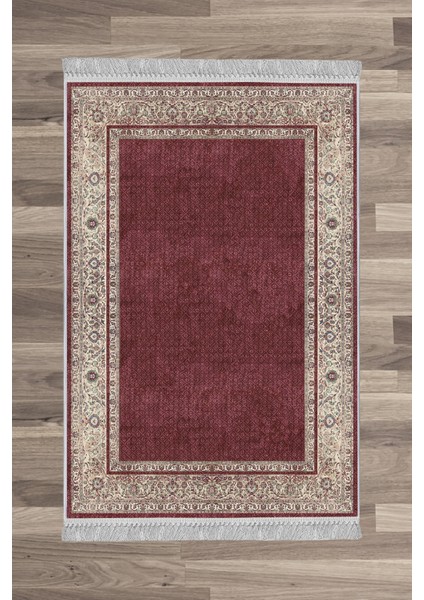 Artızon Halı ART-035 Beyaz Taban Dekoratif Kilim Ince Yıkanabilir Süngerli Dot Taban Salon Halısı