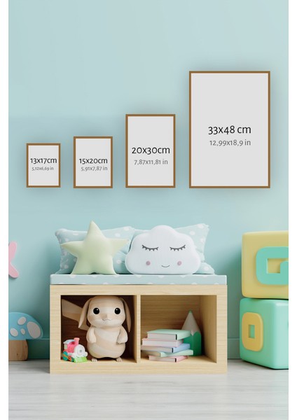 7 Parça Çerçeve Görünümlü Mdf Tablo Seti - 7smkıdsartavessa3 fiyatları