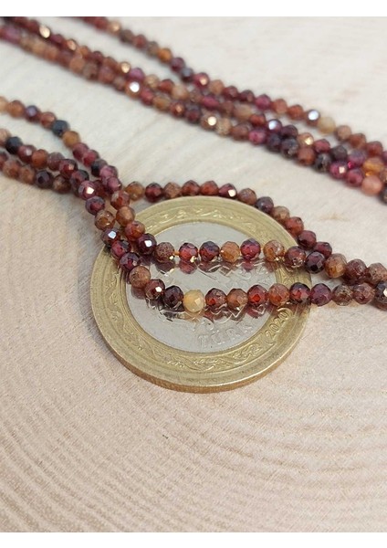 Lal (Garnet - Granat ) Taşı Dizi 2mm (41260) fiyatları