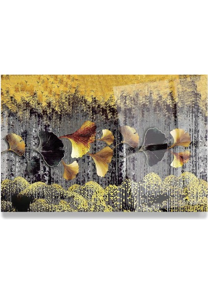 Altın Yapraklar Cam Tablo modelleri