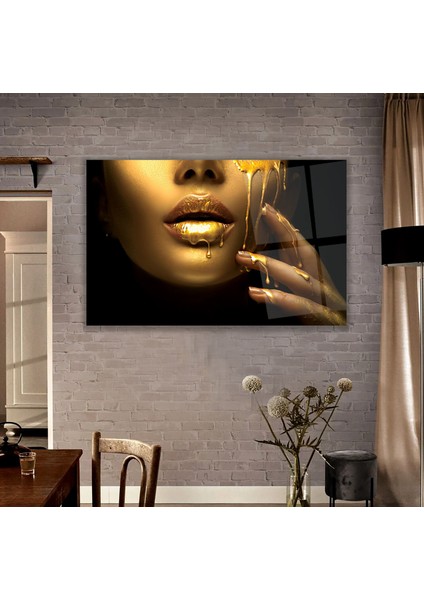 Altın Dudak Cam Tablo fırsatları