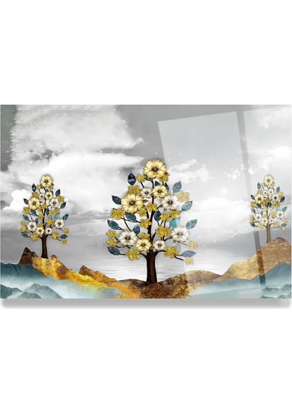 Ağaçlar Cam Tablo modelleri