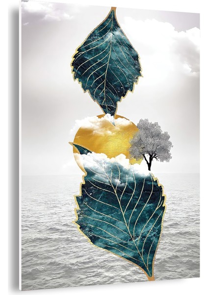 Yeşil Yapraklar Cam Tablo fiyatları