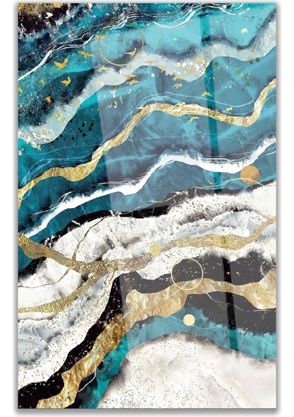 Renkli Mermer Cam Tablo fırsatları