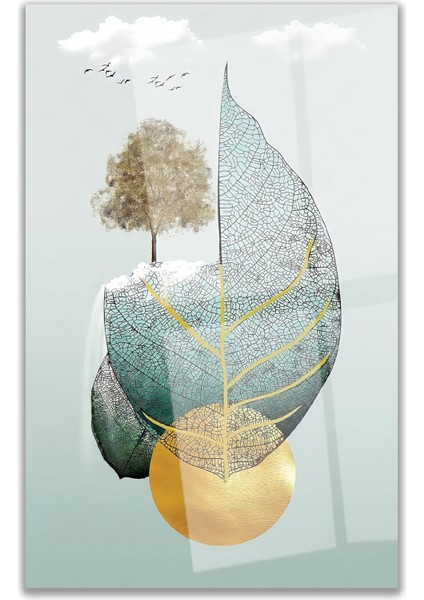 Altın Ağaç Cam Tablo modelleri