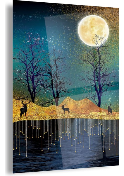 Gece Manzarası Cam Tablo fiyatları