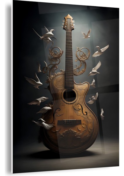 Müziğin Özgürlüğü Cam Tablo fiyatları