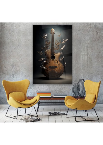 Müziğin Özgürlüğü Cam Tablo modelleri