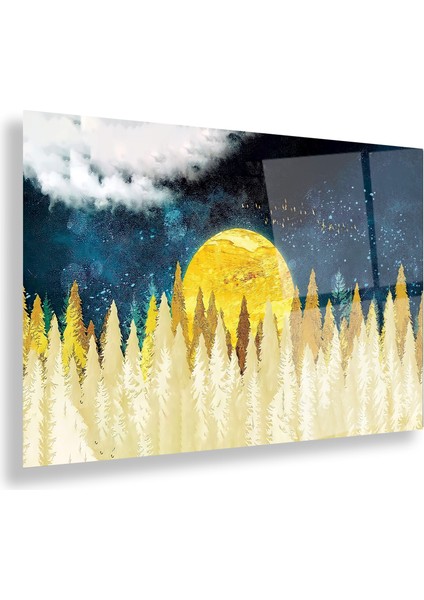 Altın Manzara Cam Tablo fiyatları