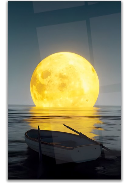 Ay Işığı Cam Tablo fırsatları