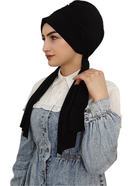 Tasarım Hazır Bone Sandy Kumas Siyah Renk