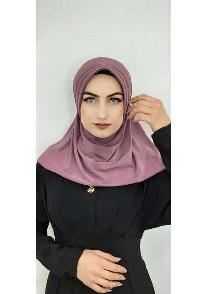 Hazır Esarp Pratik Model Lavanta Renk