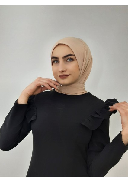 Cıtcıtlı Hazır Eşarp Şal Hijap Ten Renk
