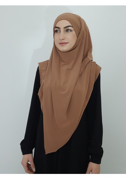 Sufle Hazır Baglamalı Peceli Büyük Esarp Hıjap Hac ve Umre Icın Uygun Camel fiyatları