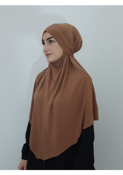 Sufle Hazır Baglamalı Peceli Büyük Esarp Hıjap Hac ve Umre Icın Uygun Camel fırsatları