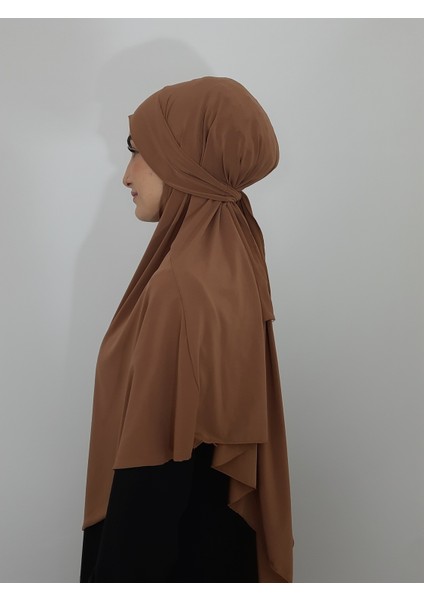 Sufle Hazır Baglamalı Peceli Büyük Esarp Hıjap Hac ve Umre Icın Uygun Camel indirimleri