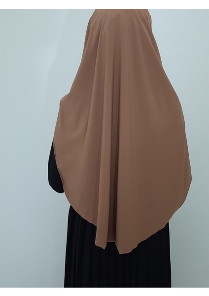 Namaz Örtüsü Khimar, Hazır Büyük Esarp, Malezya Modeli, Hijap ,hac Umre Icin Sandy Kumas Camel