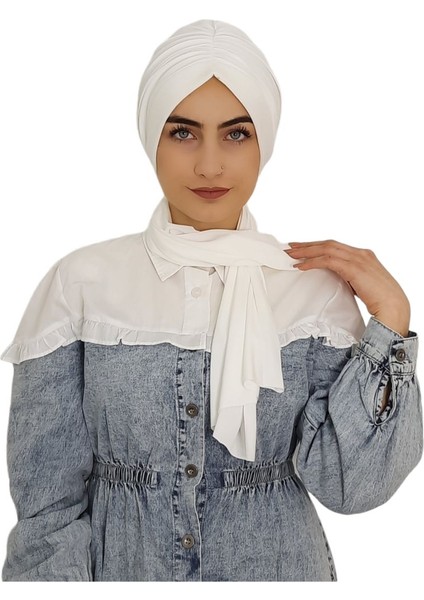 Tasarım Bone Beyaz Renk