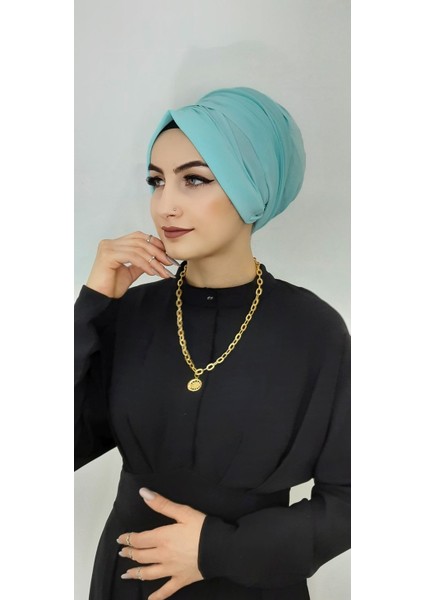 Tasarım Hazır Bone Su Yeşili Renk