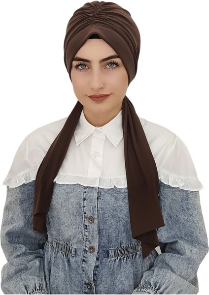 5 Sekilde Kullanılan Hazır Bone Koyu Kahve