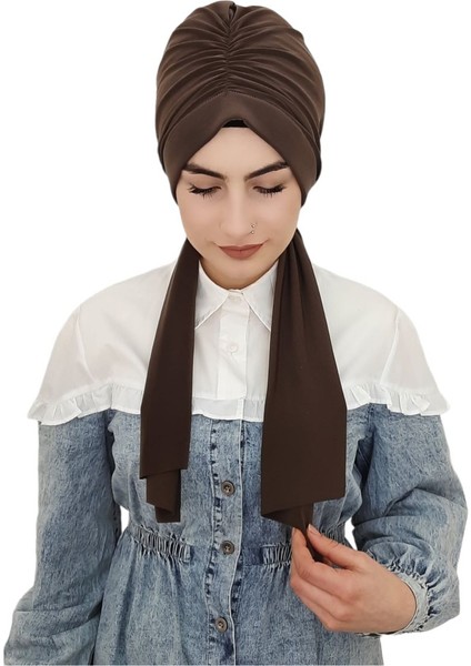 5 Sekilde Kullanılan Hazır Bone Koyu Kahve