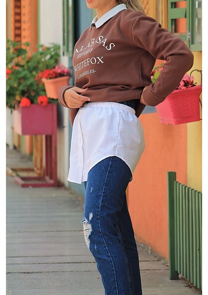 Yarım Matik Kurtarıc Etek Beyaz Renk