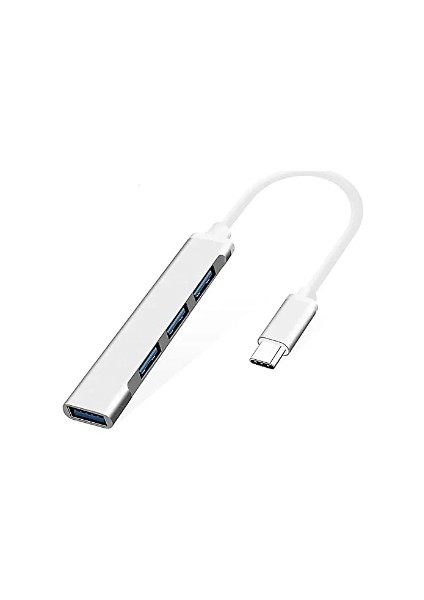 IUSB-04T Type-C Grişli 4port USB Hub