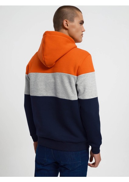 Erkek Sweatshirt Turuncu LF2034722