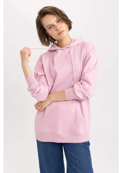 Kadın Sweatshirt Pembe M3417AZ/PN453