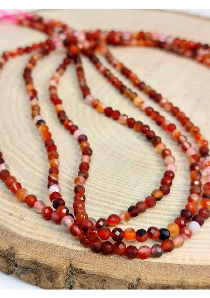 Akik Taşı Yarım Dizi 2,5mm (17CM Uzunluğundadır) fiyatları