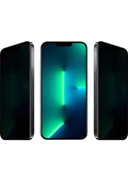 Apple iPhone 15 / 15 Plus / 15 Pro / 15 Pro Max Uyumlu Tam Kaplayan Hayalet Cam Koruyucu Siyah fırsatları
