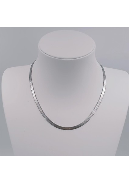 Çelik Silver Italyan Ezme Zincir 45 cm fiyatları