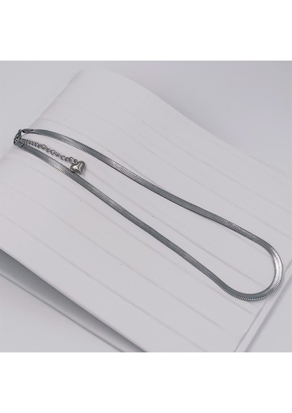 Çelik Silver Italyan Ezme Zincir 45 cm indirimleri