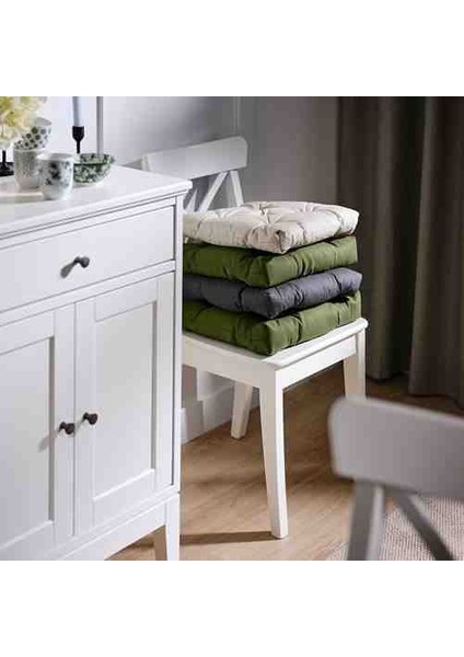 Malında Koyu Yeşil 40/35X38X7 cm Sandalye Minderi fırsatları