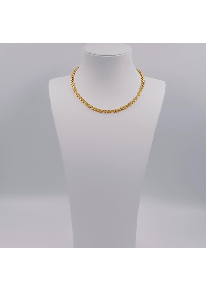 Çelik Gold Ince Arpa Kolye 45 cm modelleri