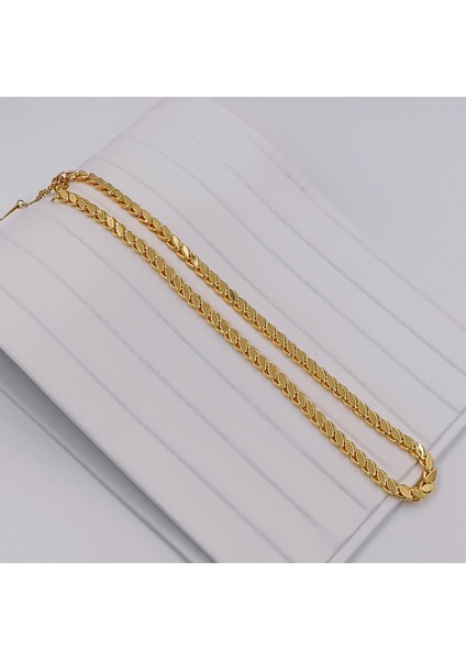 Çelik Gold Ince Arpa Kolye 45 cm fırsatları