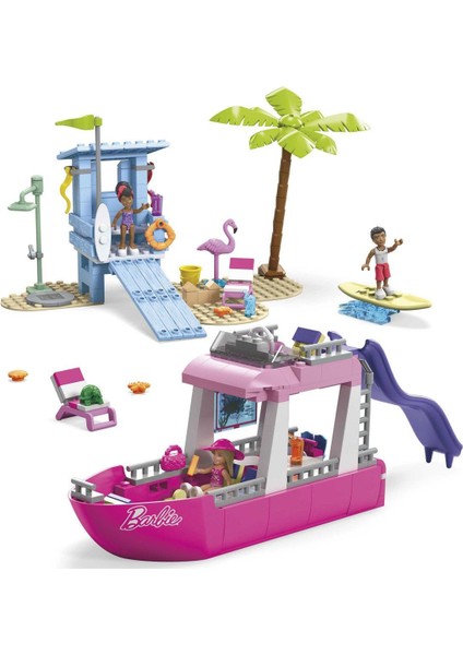 HPN79 Mega Barbie® Malibu Rüya Teknesi™ 317 Parça +6 Yaş