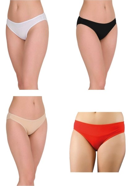 2056 12'li (12 Adet)Karışık Renkli Bayan Bikini Külot