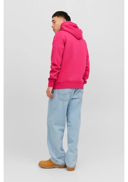 Jack & Jones Erkek Sweatshirt Jorvesterbro Fuşya/fushia 13W42VESTERBRO