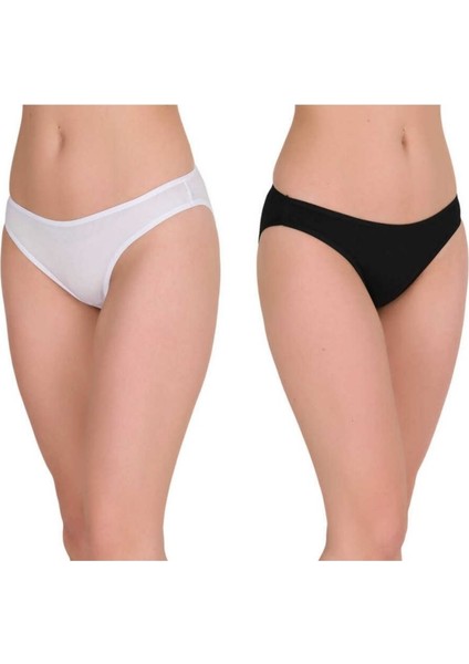 2056 12'li (12 Adet) Karışık Renkli Bayan Bikini Külot