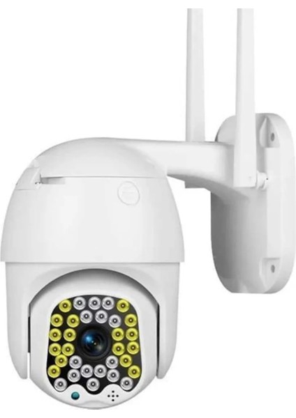 Wifi Kontrollü 2 Mp Hd Çözünürlük Çift Ledli Hareket Takipli Ip Kamera