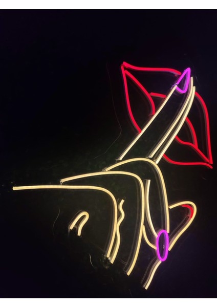 Sessizlik Neon LED TABELA(60X40CM)
